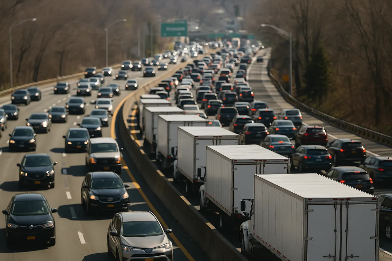 Yonkers Highway Work Forces Distribution Centers to Reroute Goods