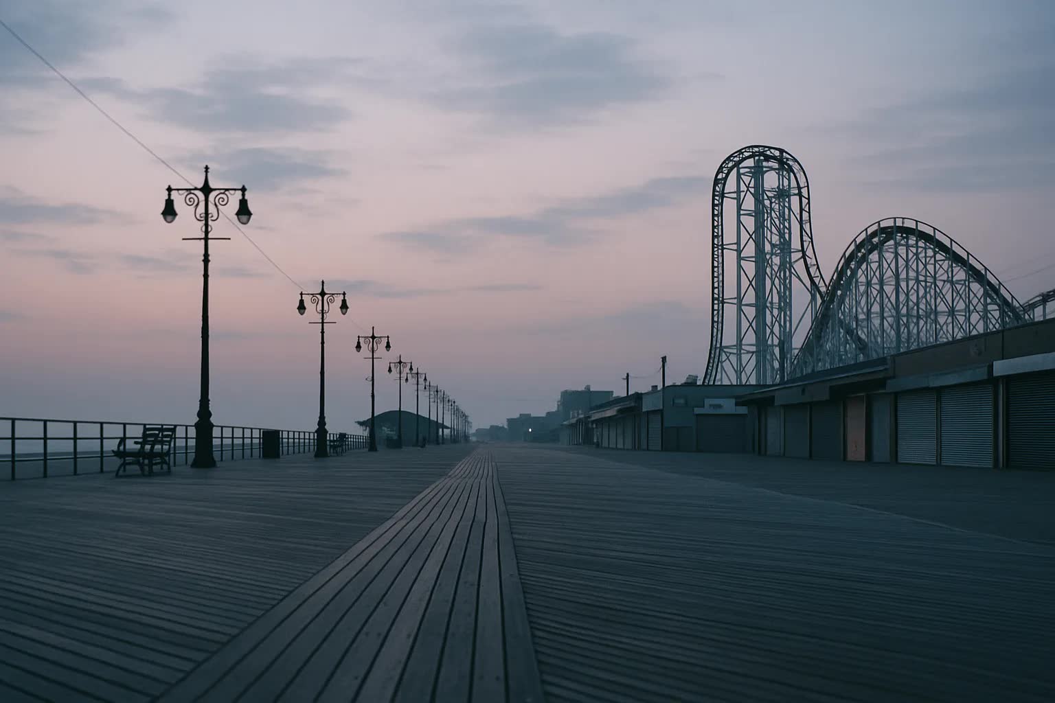 Coney Island's Dawn Photographers Document the Boardwalk's Quiet Hours