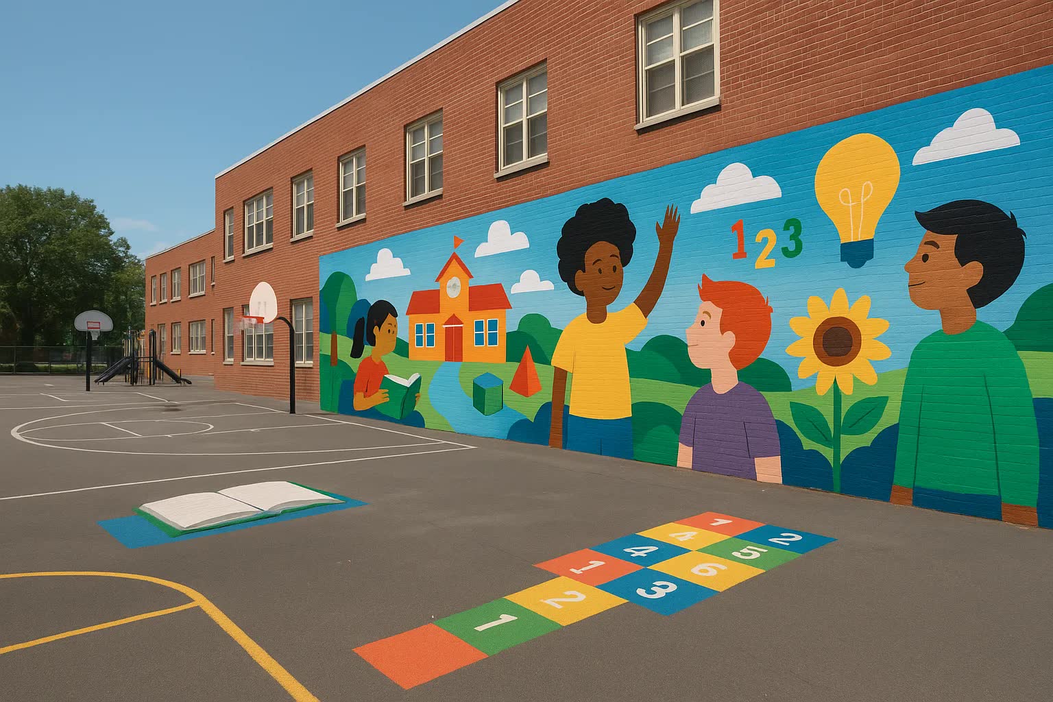 Queens Schoolyards Turn Murals into Mini Museums