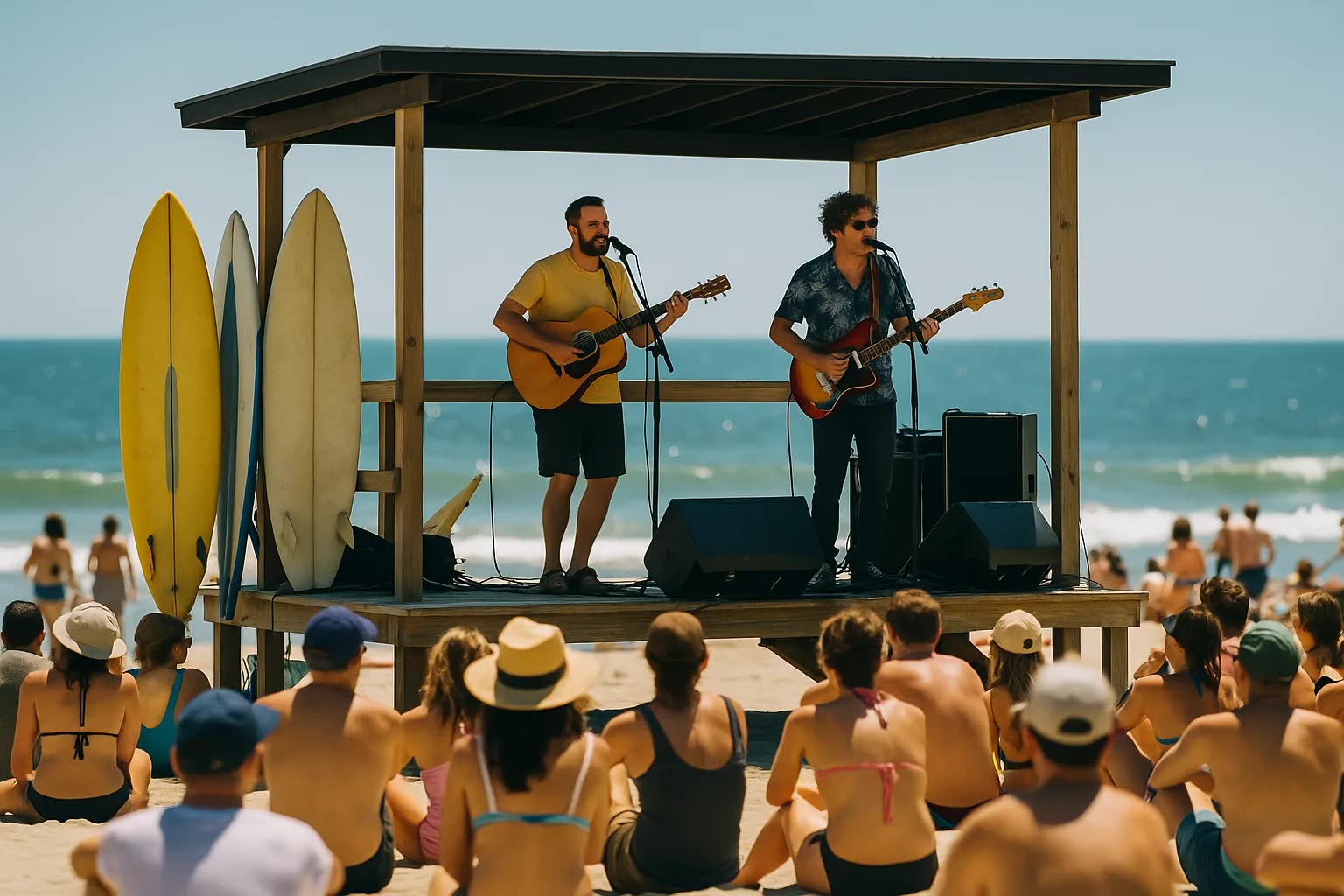 Rockaway Beach Surf Music Festivals Draw City Crowds