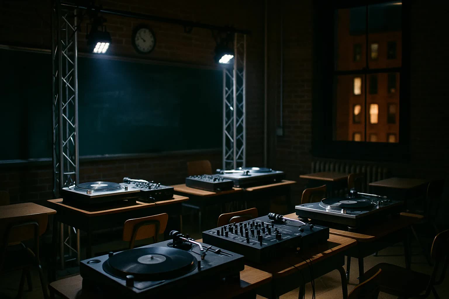 Brooklyn Night Schools Teach DJing and Club Light Design