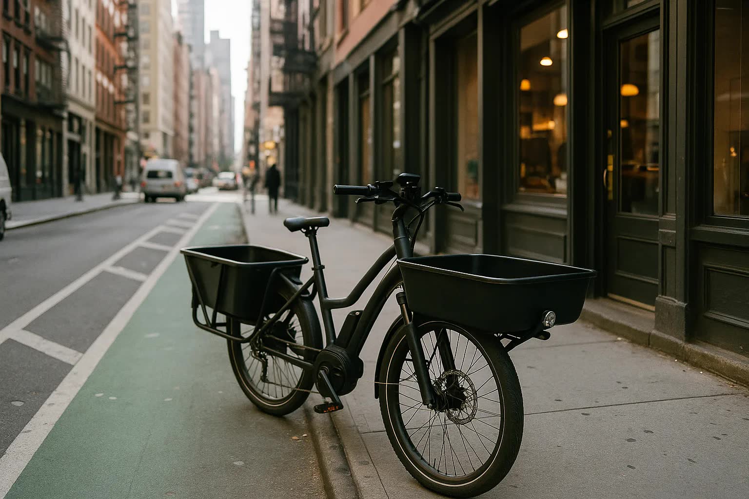Cargo Bikes Replace Delivery Vans on Manhattan's Narrow Streets