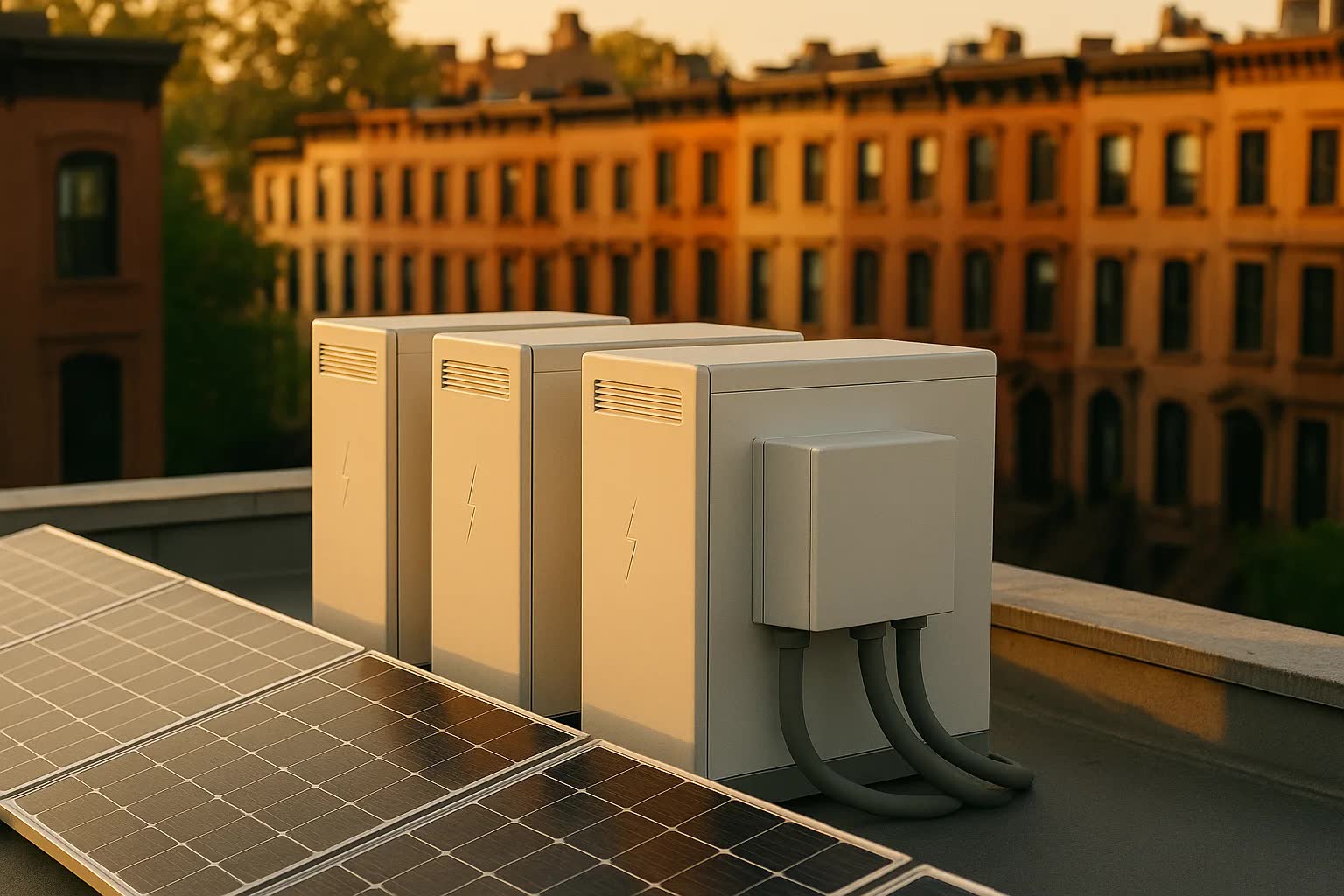 Battery Storage Pilots Pop Up on Brooklyn Rooftops to Cut Peak Power Use