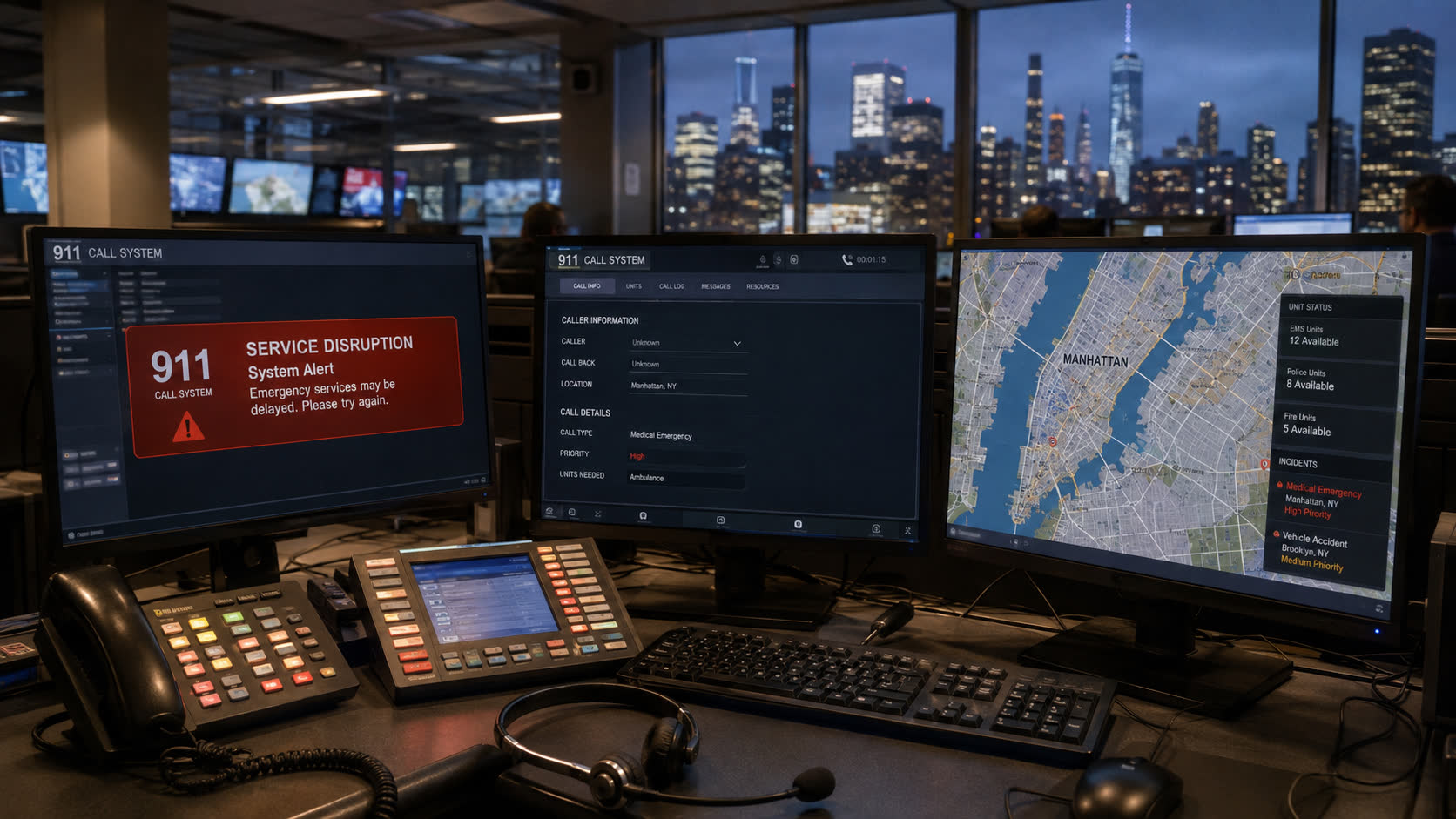 NYC 911 System Glitch Disrupts Nearly 1,700 Emergency Calls