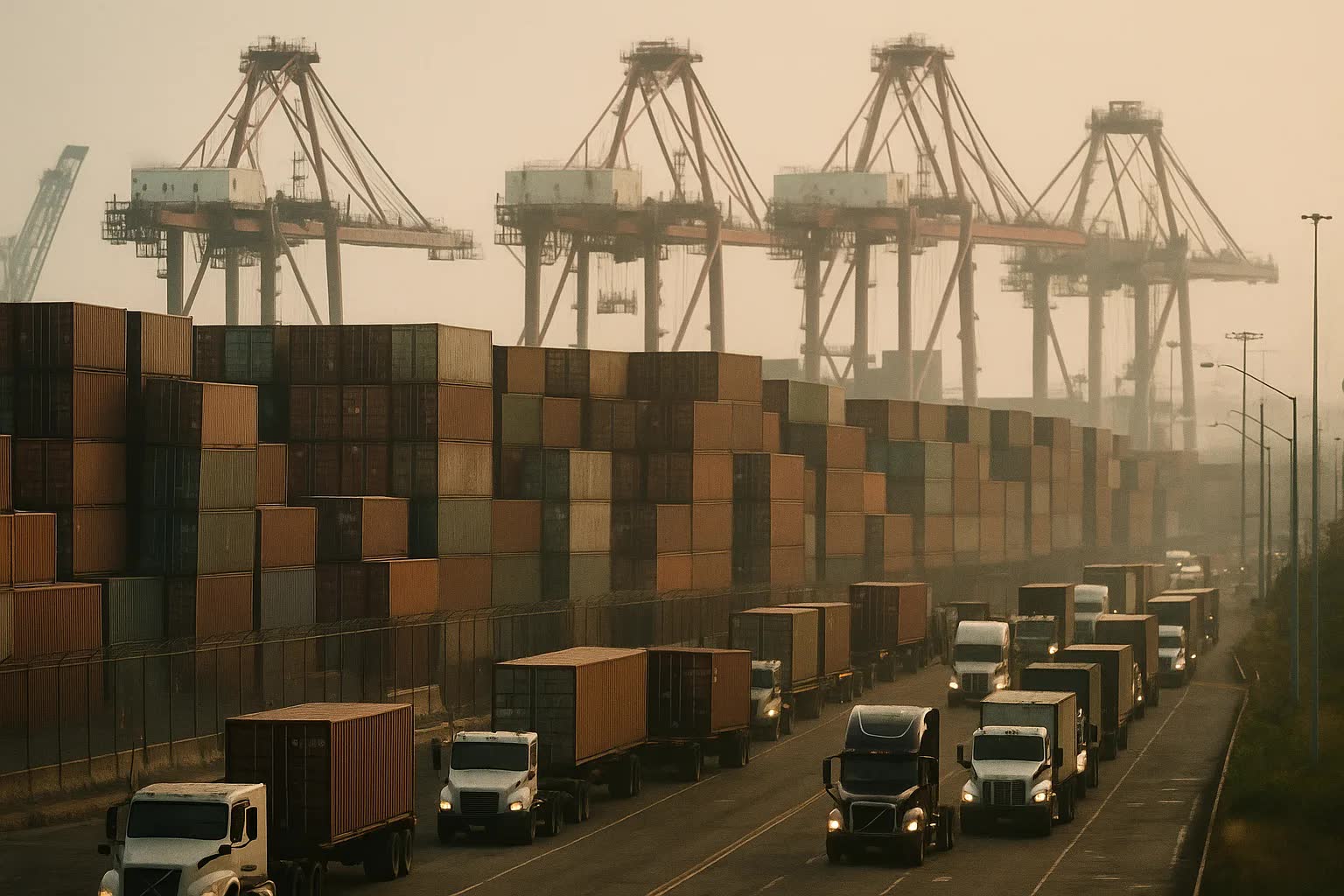 Port Newark Expansion Plan Draws New Opposition Over Truck Traffic and Air Quality