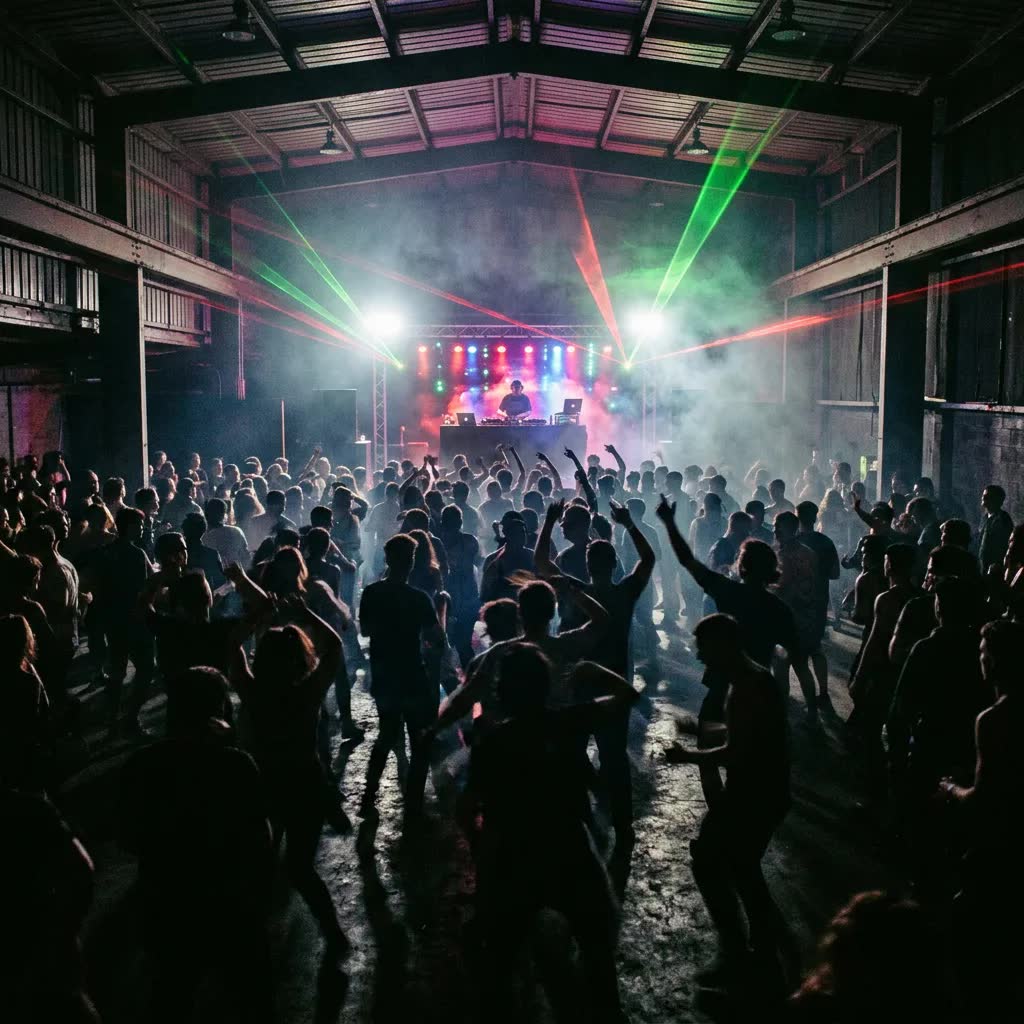 A Day-Into-Night Warehouse Festival Puts Local DJs Center Stage