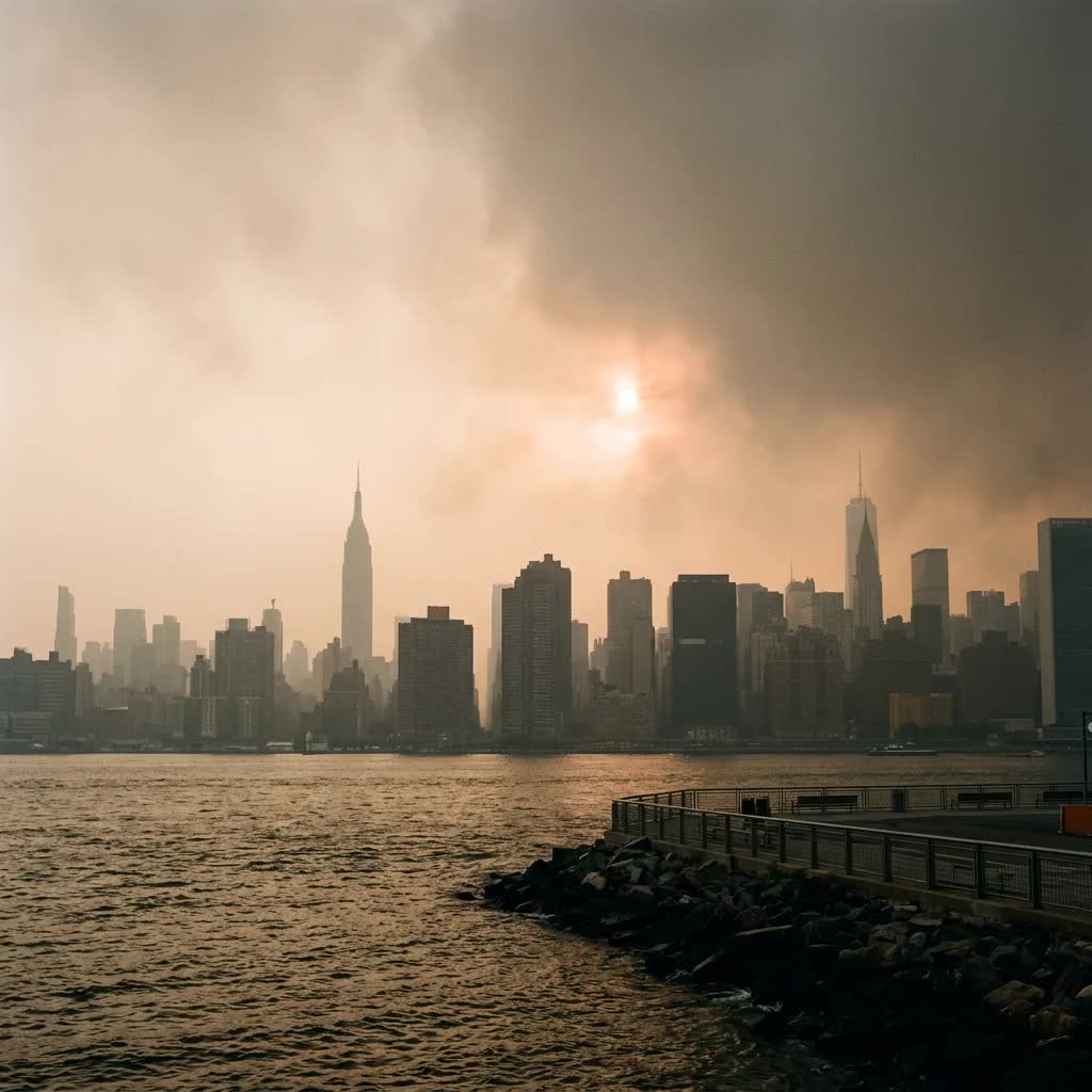 Wildfire Smoke Drifts South Again, Triggering Air Quality Alert Across the Region