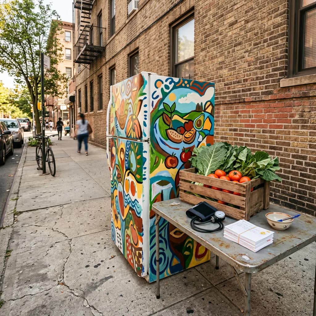 Community Fridges Evolve Into Neighborhood Health Hubs Across the Boroughs