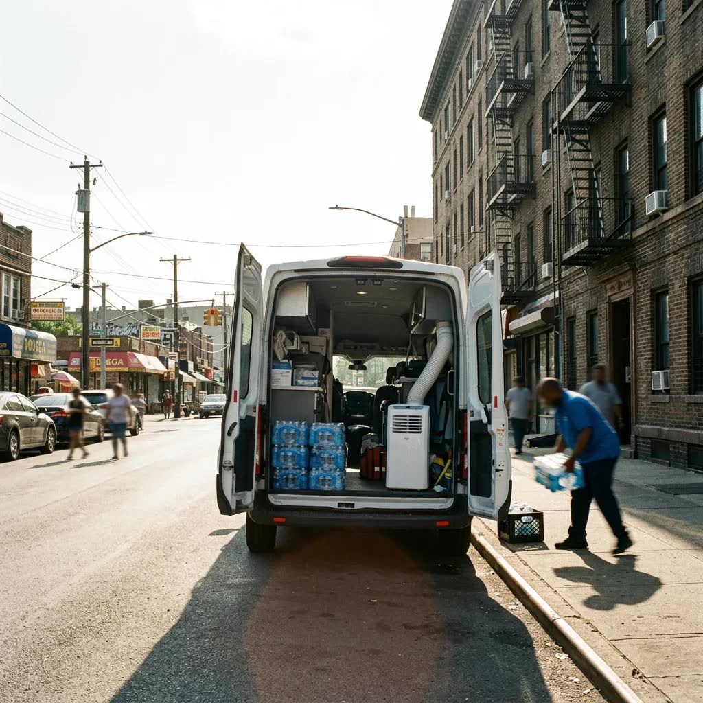As the Heat Climbs, a City Hospital System Sends Care to the People Who Can't Come In