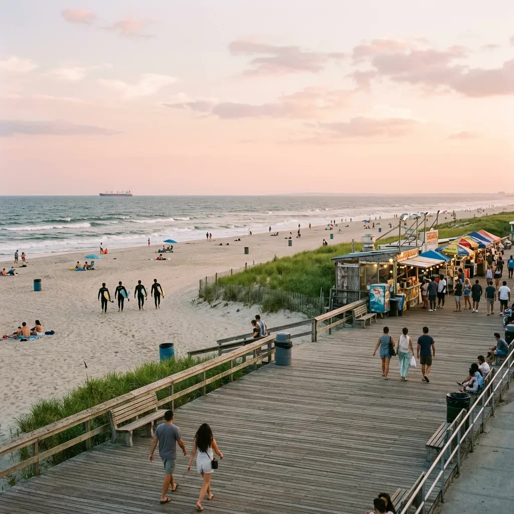Rockaway Reinvents the Classic City Beach Day, One Boardwalk Block at a Time