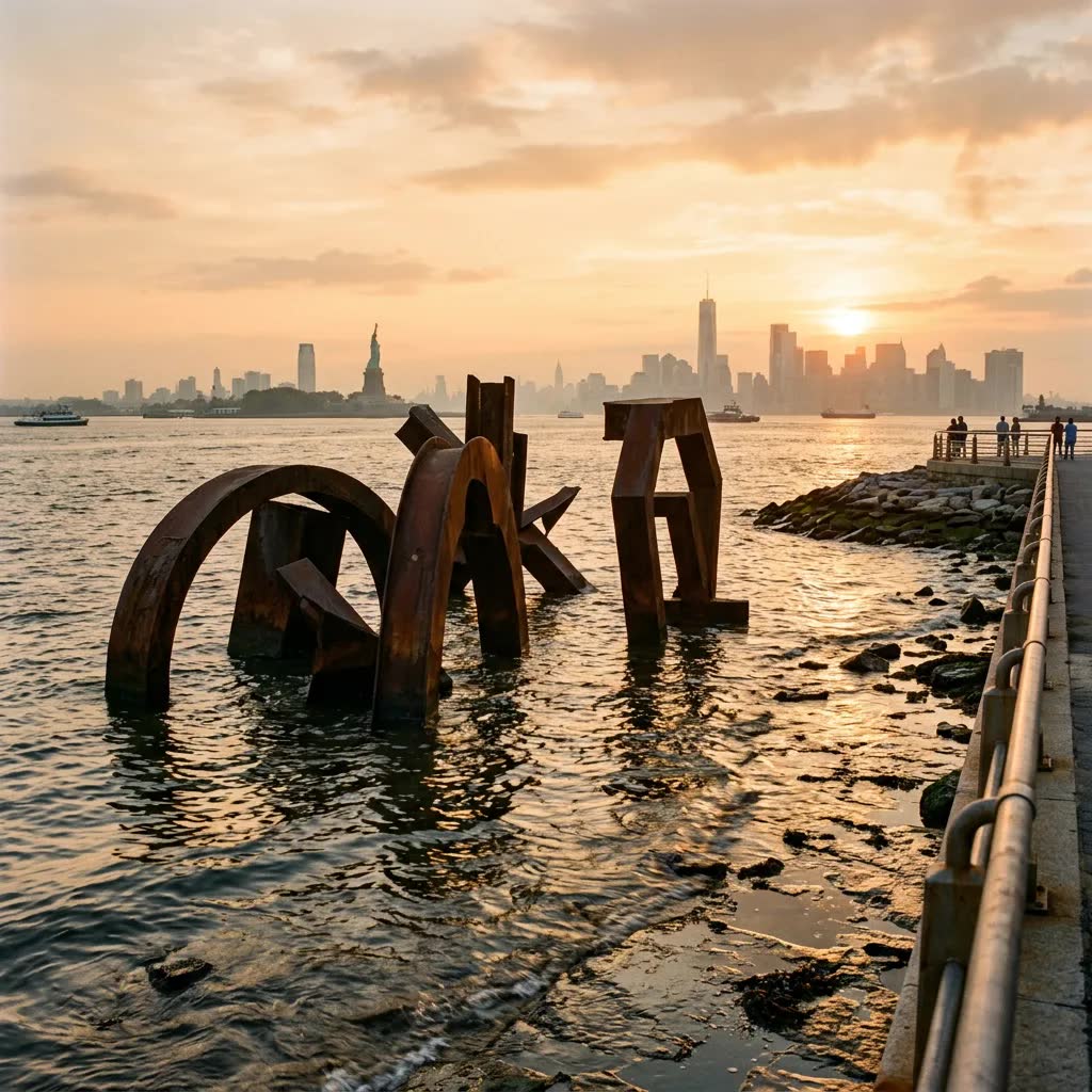 On Staten Island, a Sculpture Park Built to Be Swallowed by the Tide