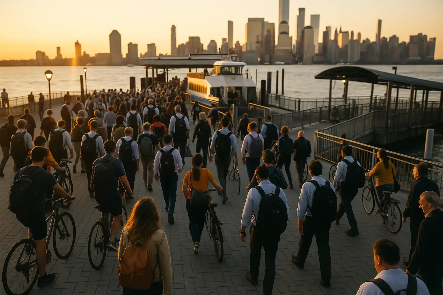 New App Aims to Simplify NJ-NYC Commutes by Combining Fare, Bike and Ferry Data