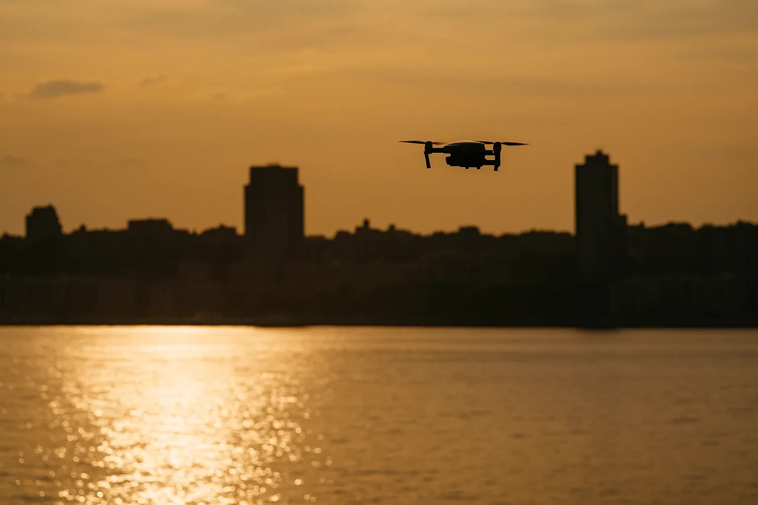 Proposal for a Hudson River Drone Corridor for Film Shoots Stirs Safety Debate